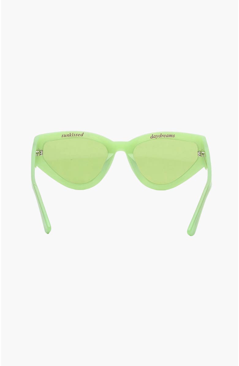 INDY Nolita Cateye Polarized Sunglasses, Alternate, color, Lime