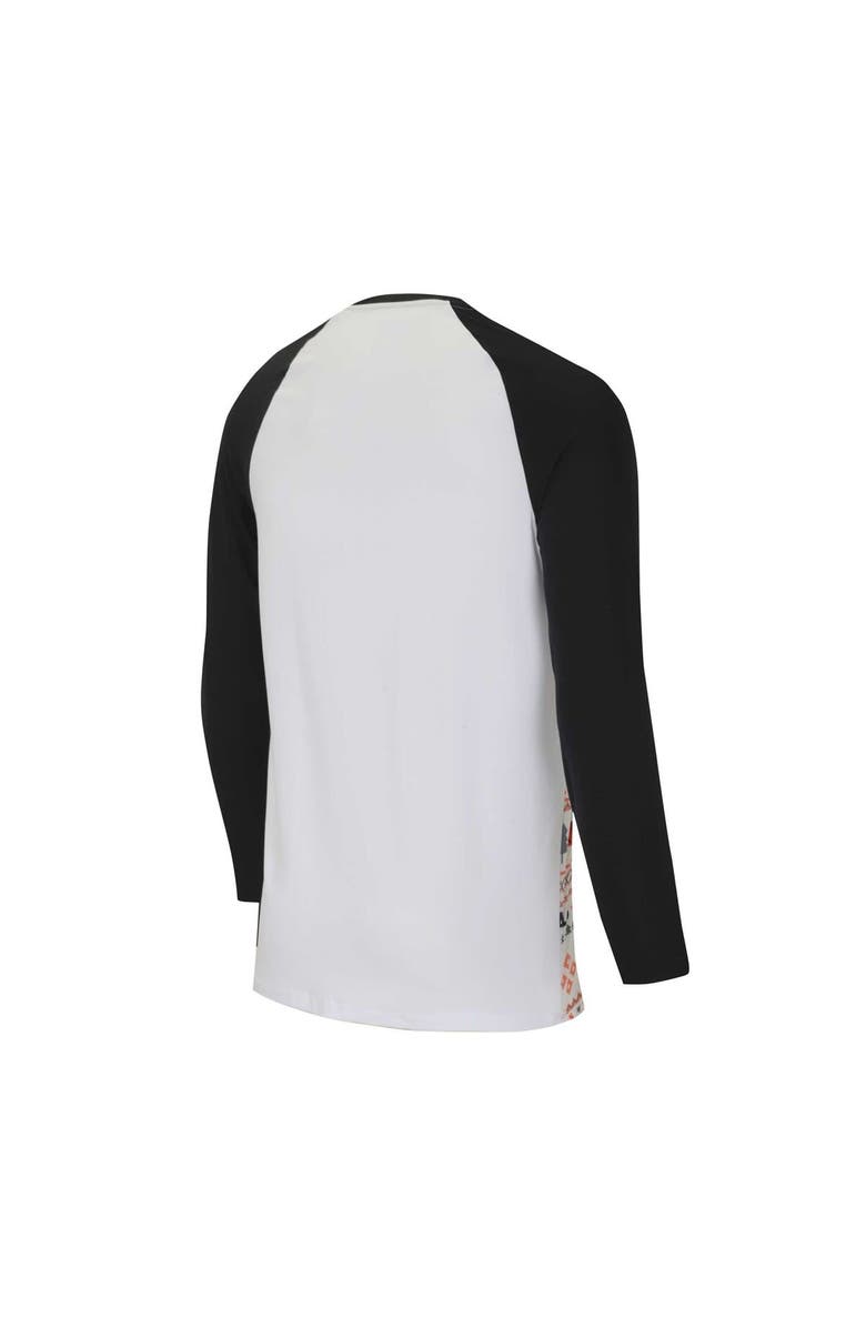 CONCEPTS SPORT Men's Concepts Sport White/Black Cincinnati Bengals Tinsel Raglan Long Sleeve T-Shirt & Pants Sleep Set, Alternate, color, White