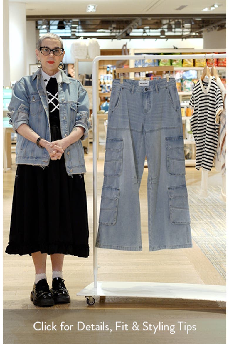 Low Rider Baggy Wide Leg Cargo Jeans video