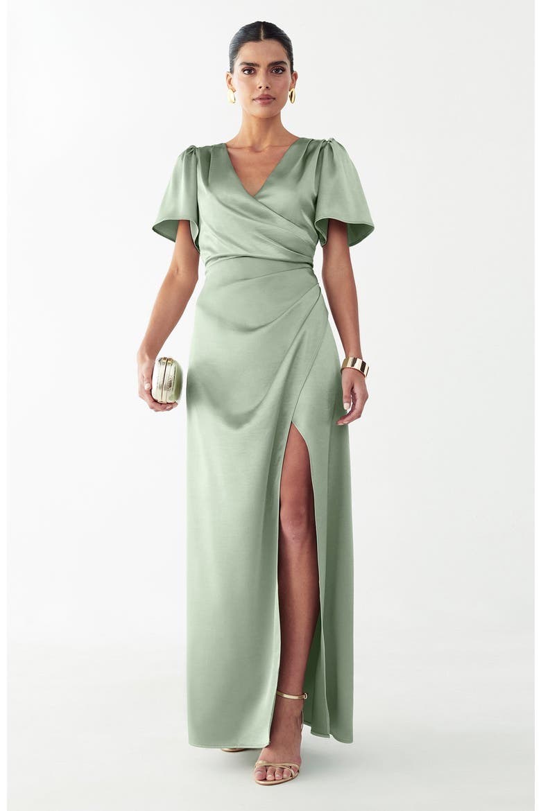 Kimber Maxi Dress, Main, color, Sage Green