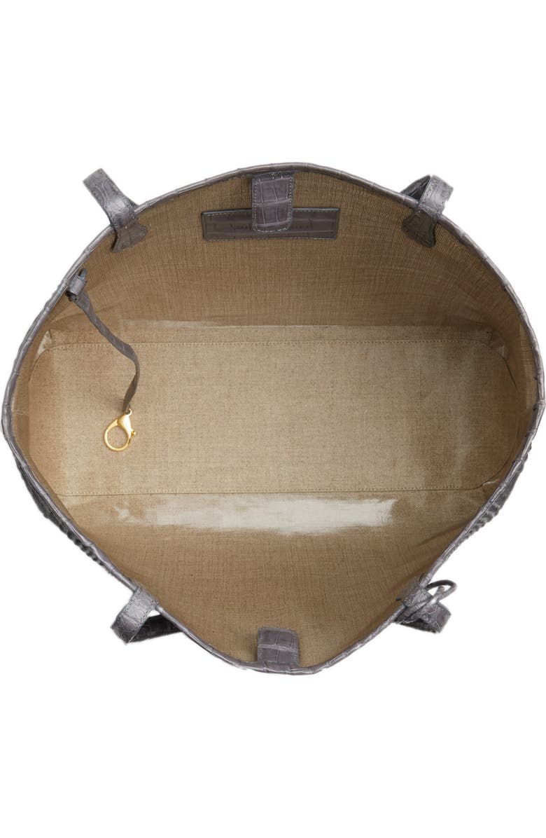 Nancy Gonzalez Medium Erica Genuine Python & Crocodile Tote, Alternate, color,