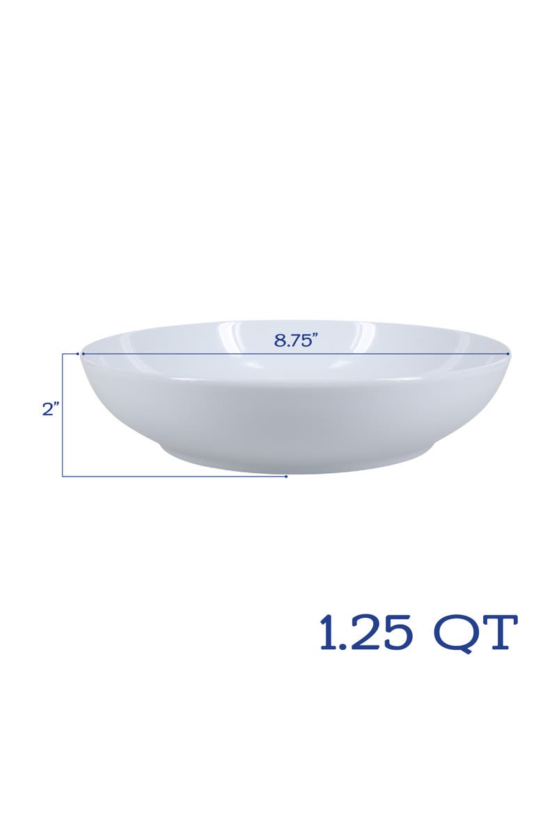 12-Piece Coupe Bowl Set, Alternate, color, WHITE