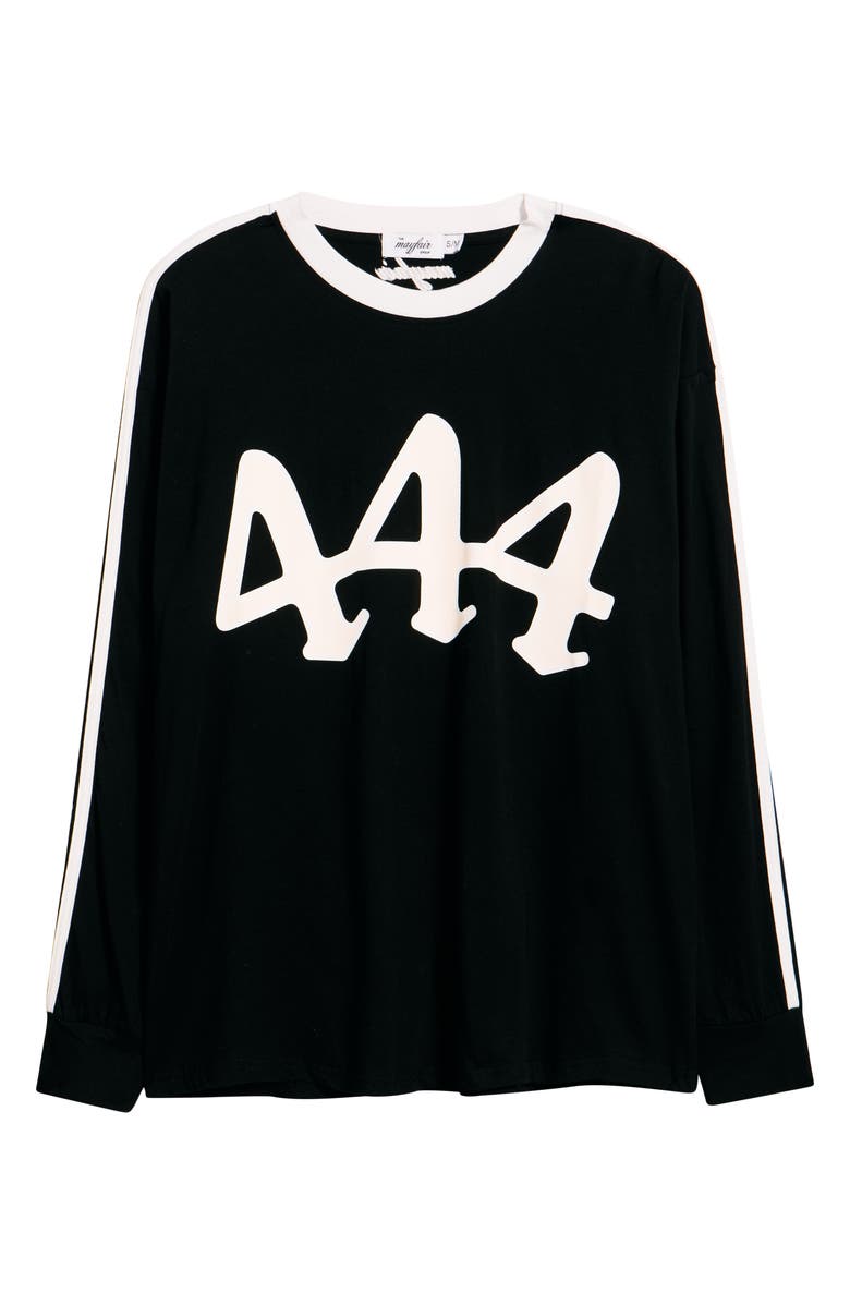 THE MAYFAIR GROUP Divinely Protected Long Sleeve Graphic T-Shirt, Alternate, color, Black