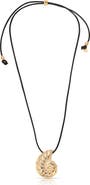 Ettika Swirl Shell Pendant Cord Necklace