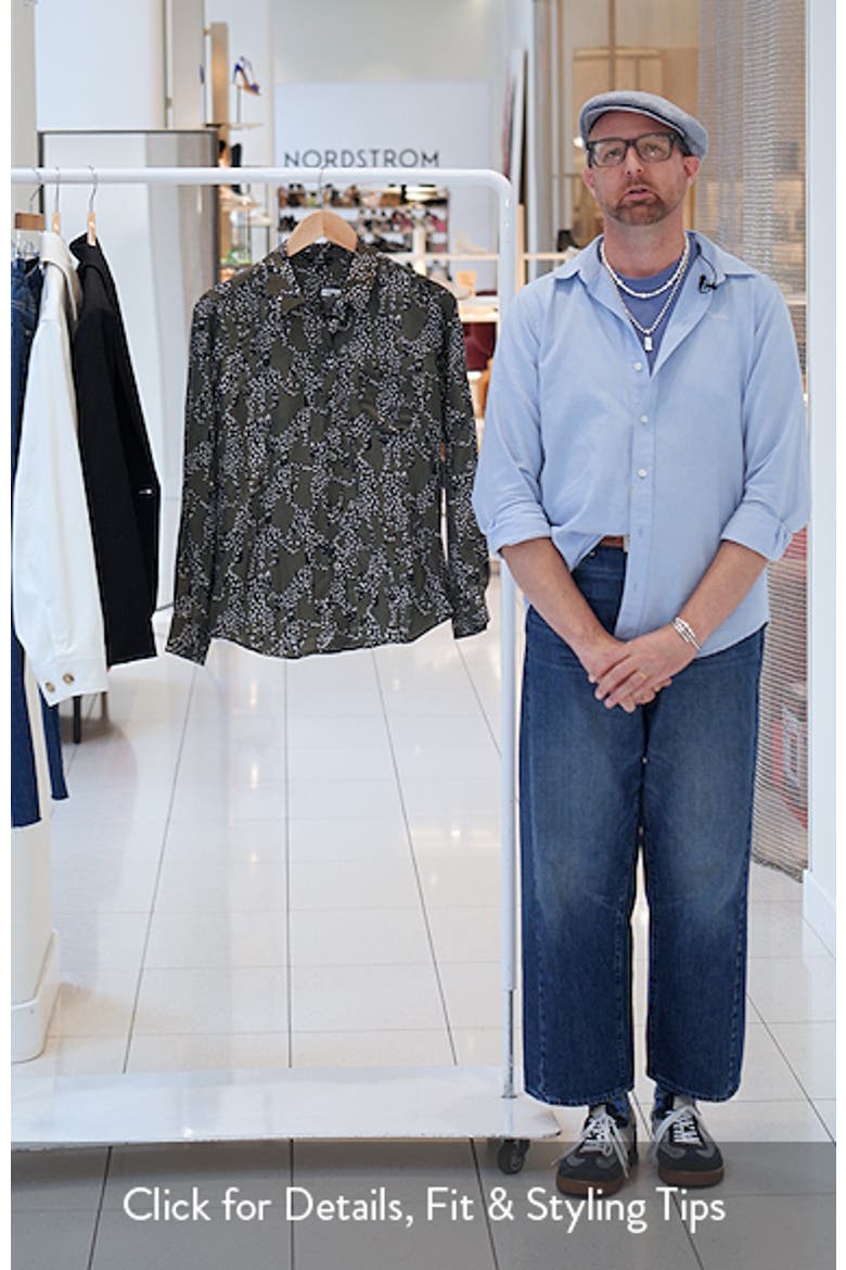 Alyssa Printed Button Down Shirt video