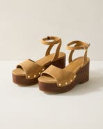 Haven Well Within Suede and Wood Platform Sandals