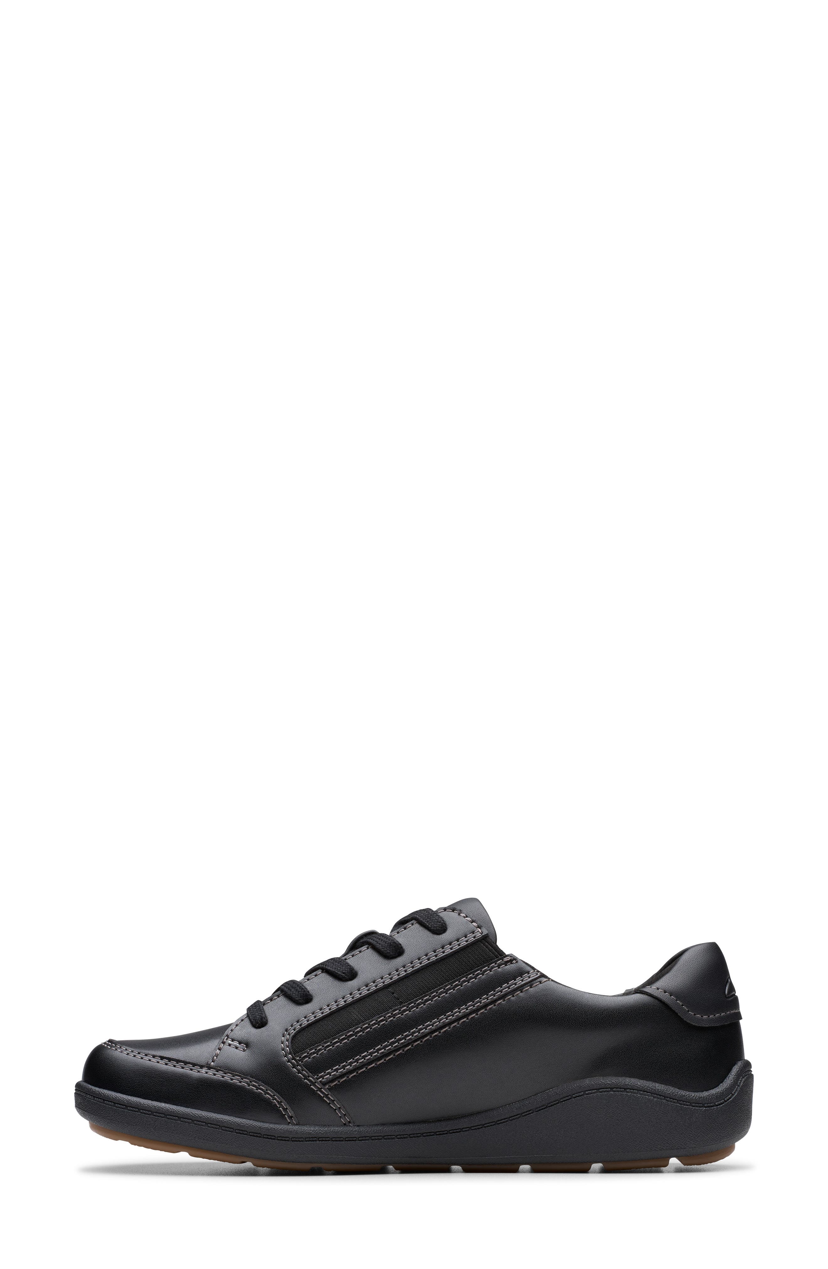 Clarks<sup>®</sup> Bryianne Bayla Sneaker - Wide Width Available, Alternate, color, Black Leather