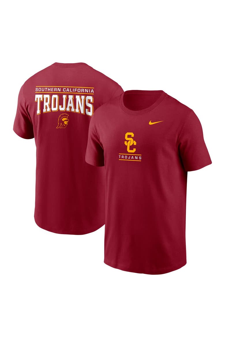 Men's Nike Cardinal USC Trojans 2-Hit T-Shirt, Main, color, Cardinal