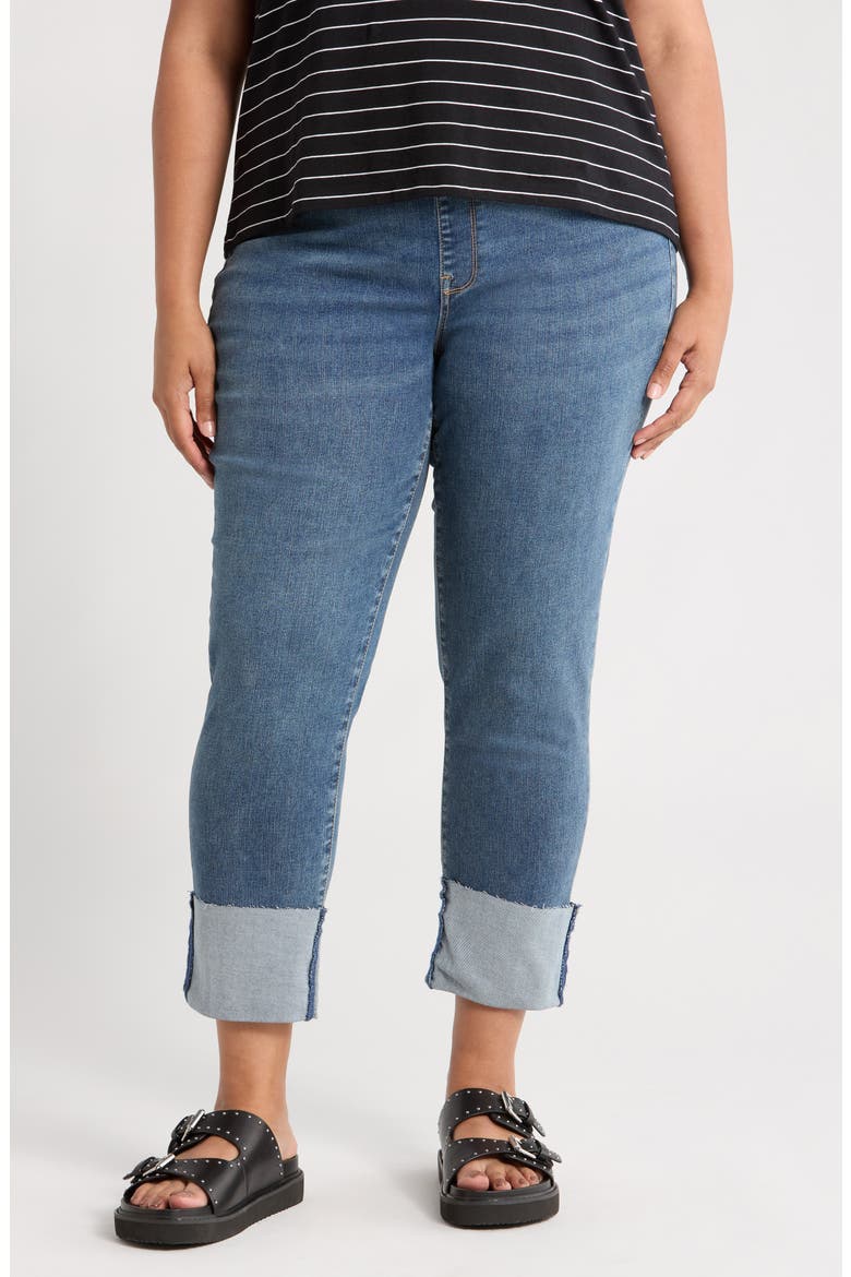 Pull-On High Cuff Pants, Main, color, ST. JAMES