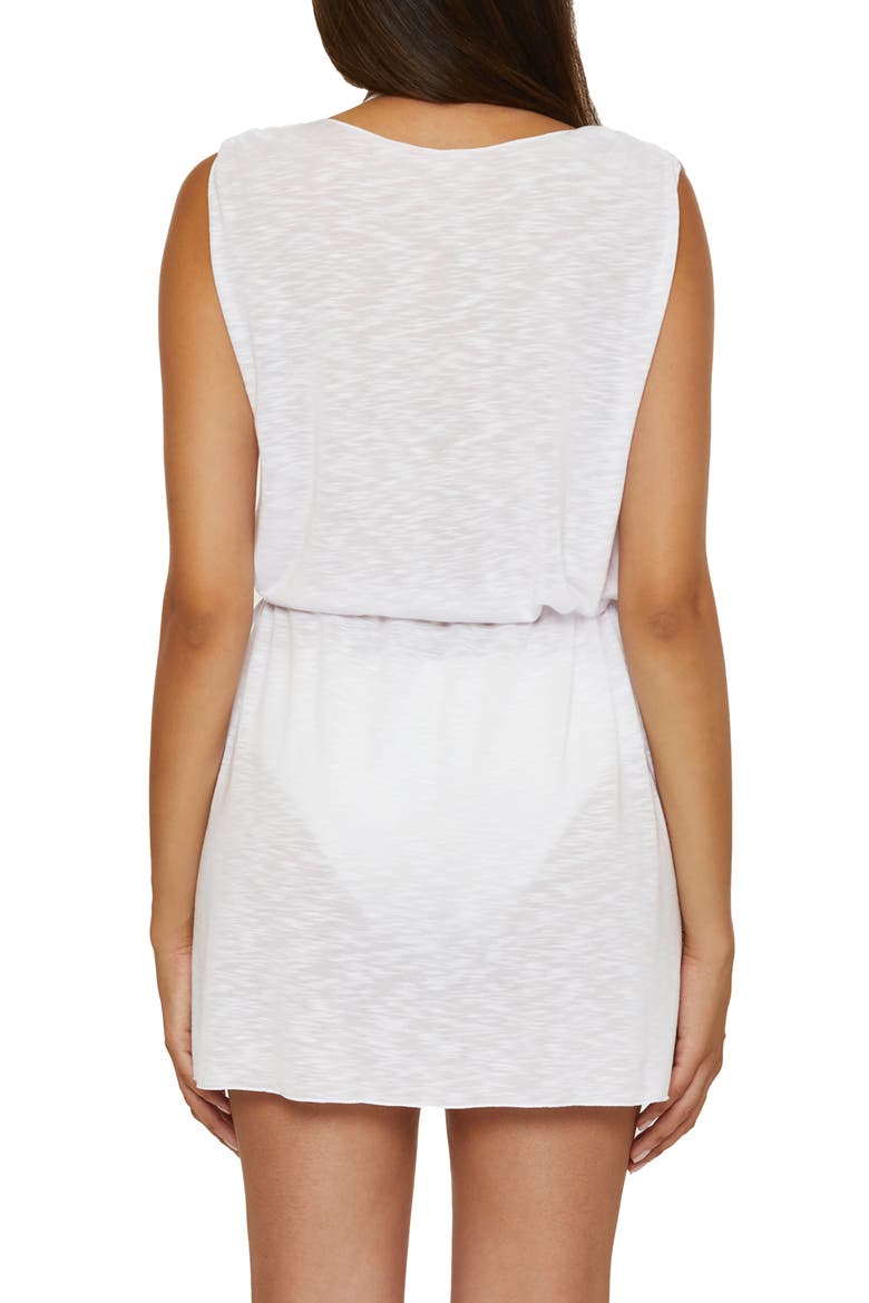 Holly Slub Cover-Up Dress, Alternate, color, WHITE