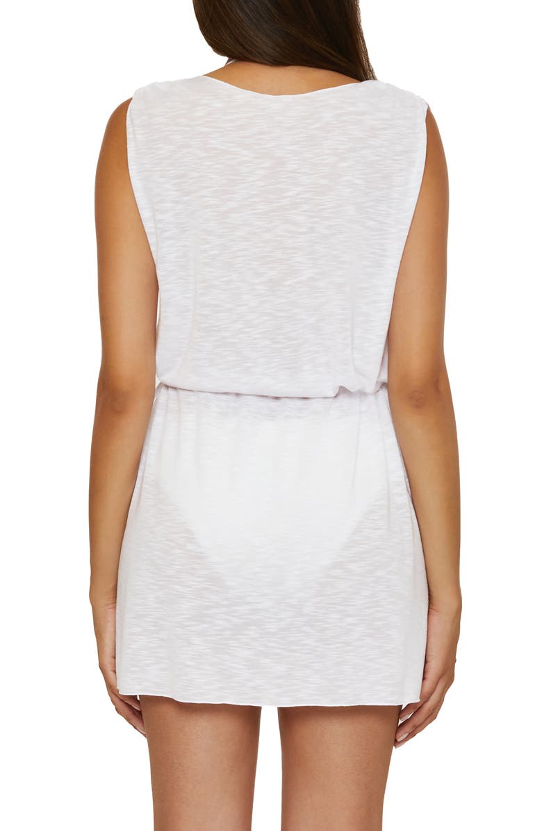 BCA by Rebecca Virtue Holly Slub Cover-Up Dress, Alternate, color, White