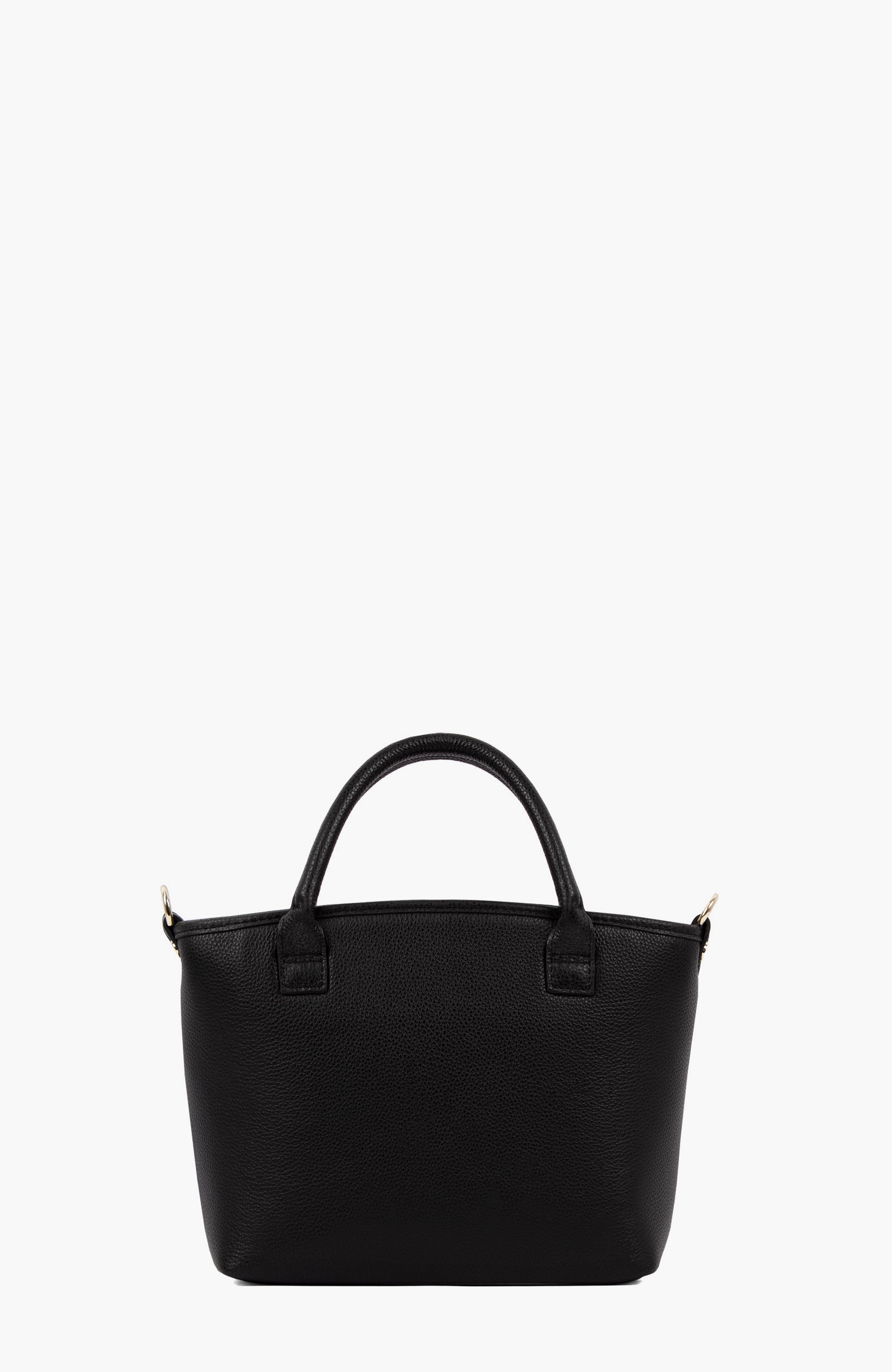 Muse 572 Pebbled Leather Mini Handbag, Alternate, color, Black