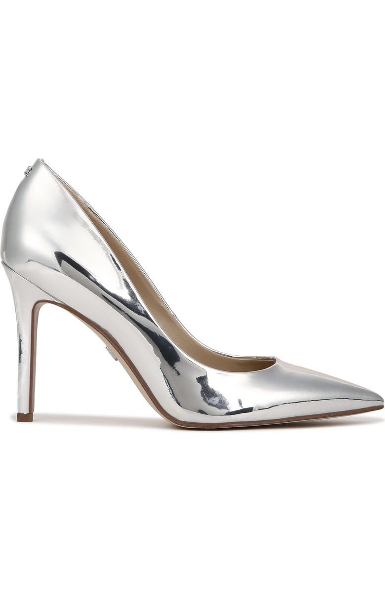 Sam Edelman Hazel Pointed Toe Pump, Alternate, color, Soft Silver