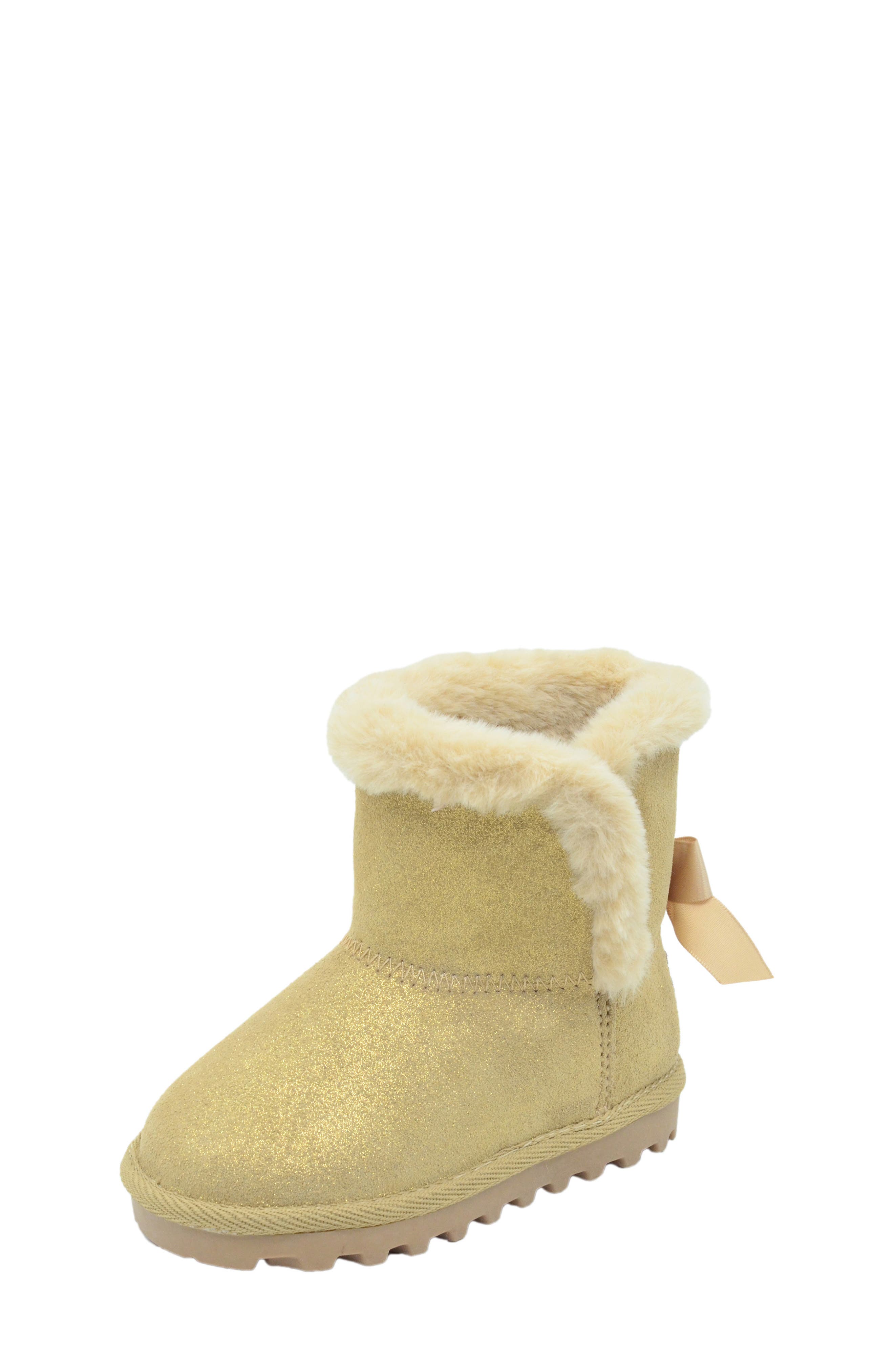 Kids' Suede Faux Fur Lined Boot