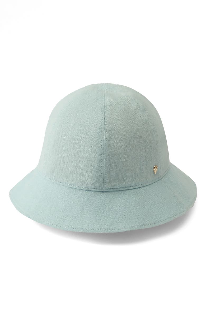 Helen Kaminski Flora Organic Linen Cloche Hat, Main, color, 