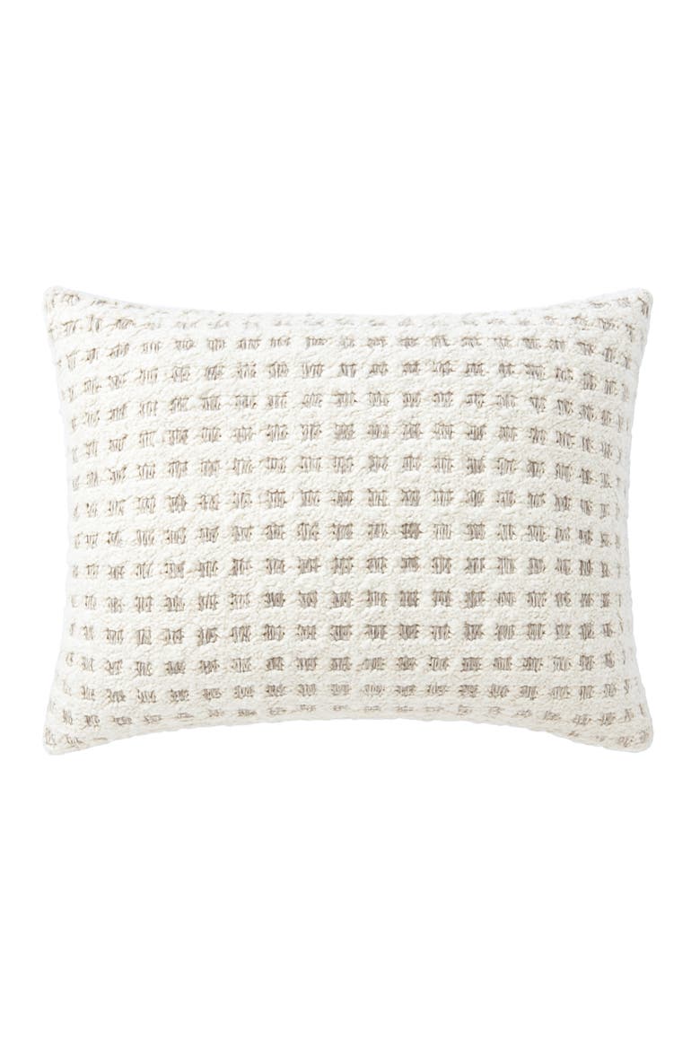 Harbor Tweed Pillow, Alternate, color, Natural Beige
