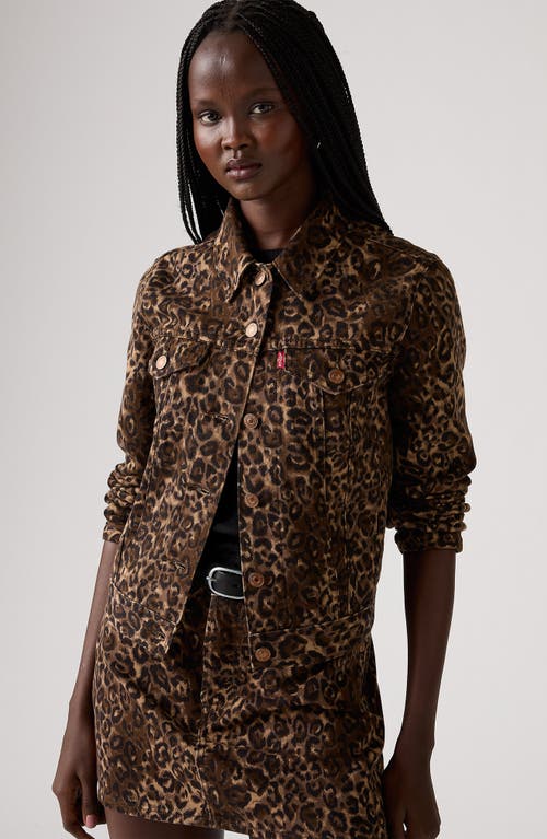 Levi's Original Trucker Jacket In Animal Print