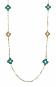 Clover Station Necklace