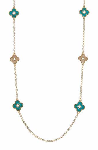 Clover Station Necklace
