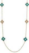 Juvell Clover Station Necklace