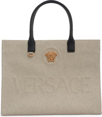 Versace La Medusa Canvas Tote | Nordstrom