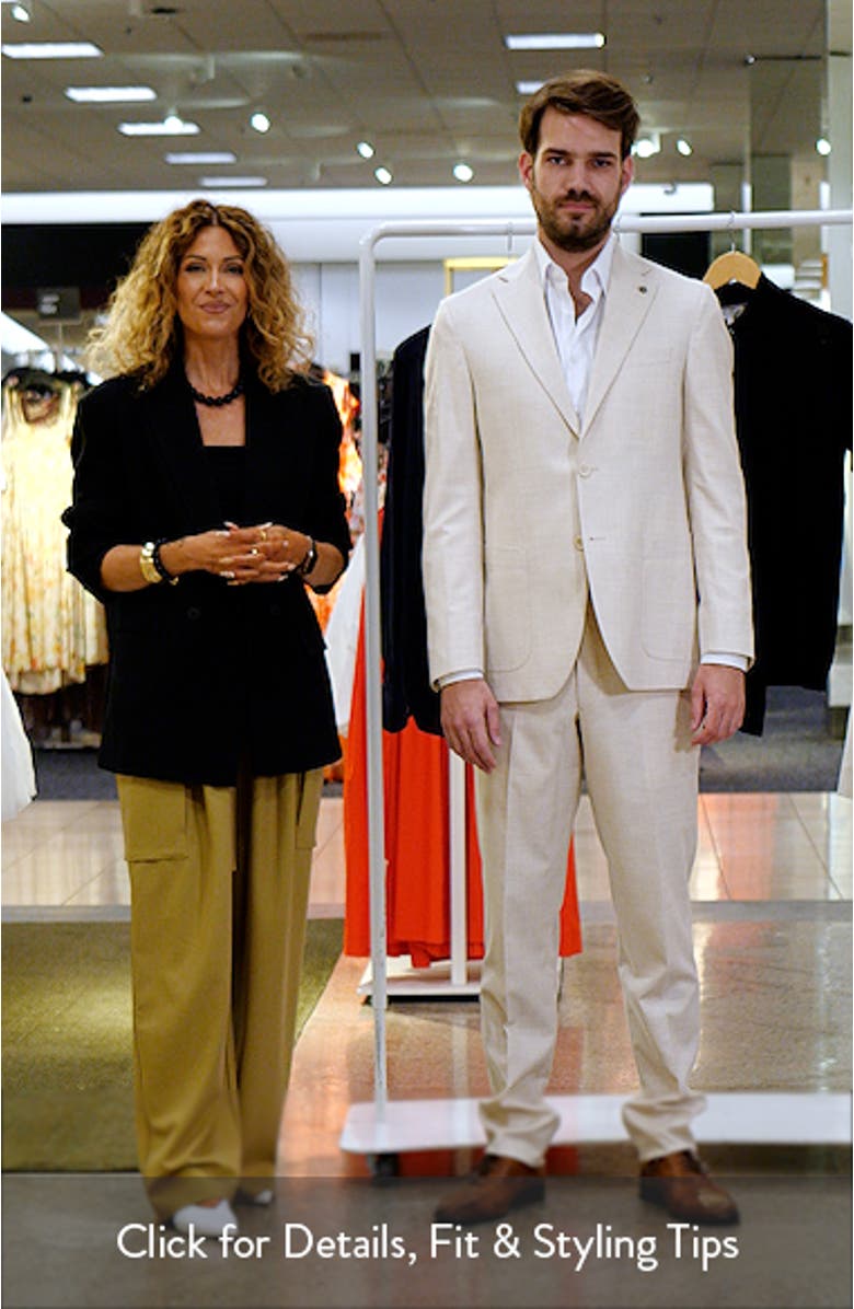 Morton Solid Unconstructed Wool Blend Suit, sales video thumbnail