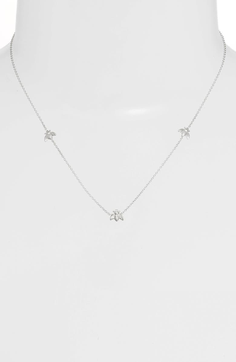 Set & Stones Beatriz Bee Necklace, Alternate, color, 