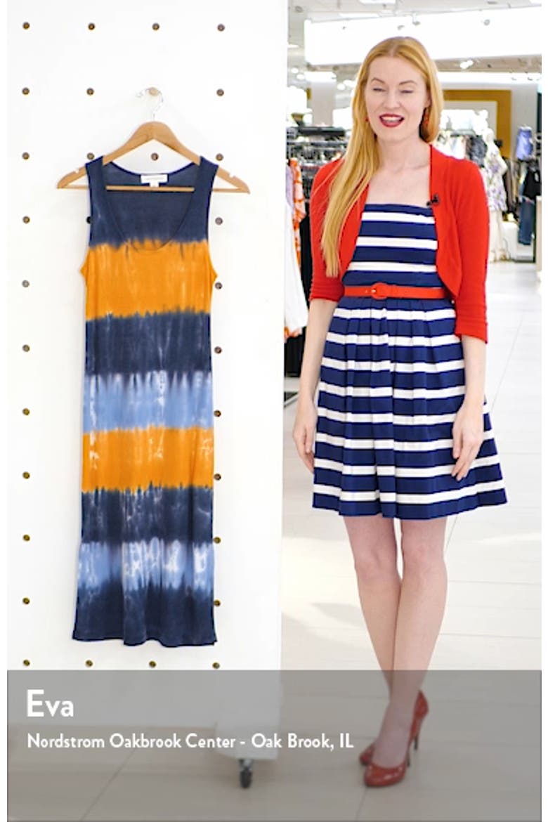 Sleeveless Dip Dye Tank Dress video