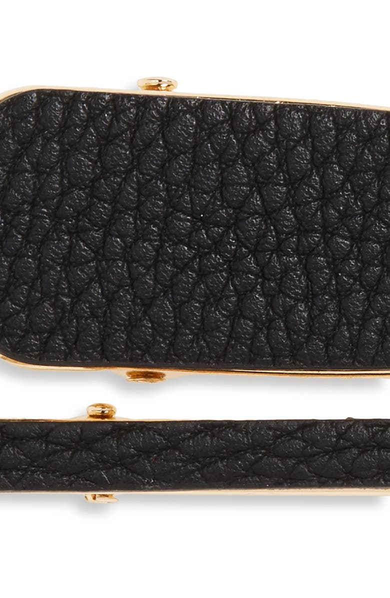 8 Other Reasons 2-Pack Faux Leather Hair Clips, Alternate, color, 