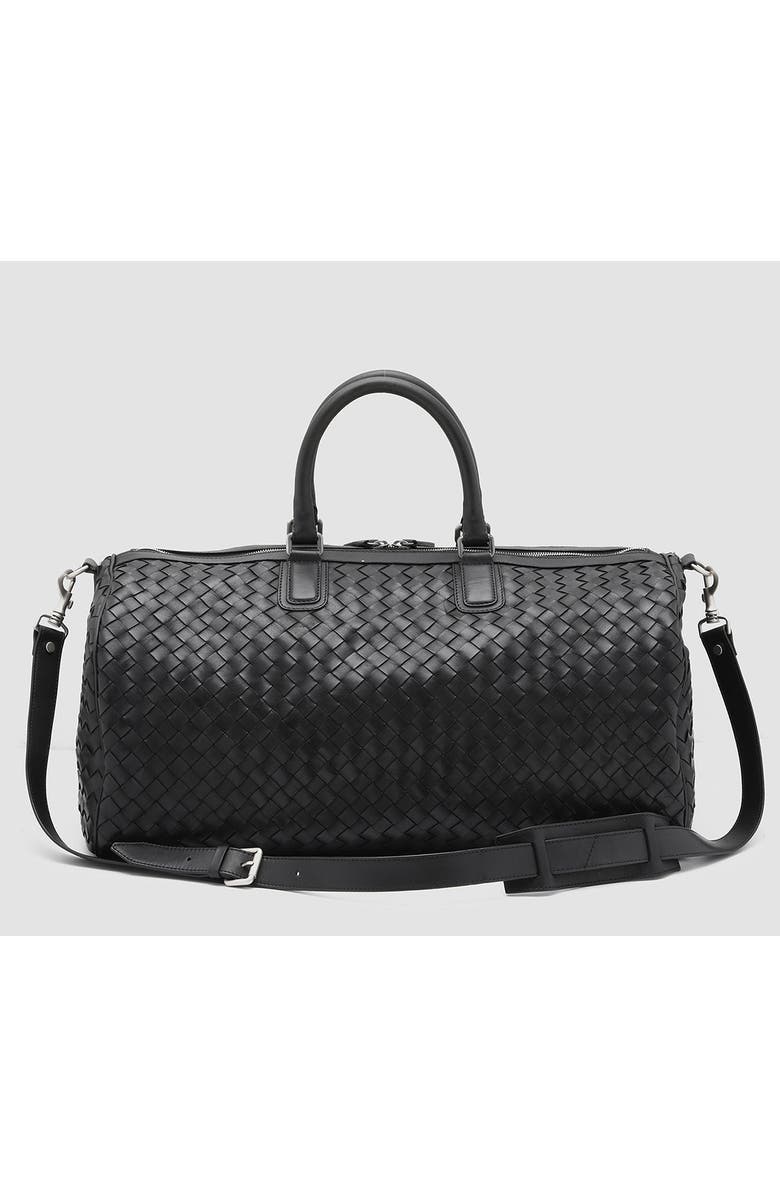 Officine Creative Armor 01 Hand-Woven Tote Bag, Alternate, color, Black