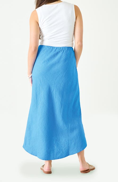 Voyageur By Mersea Aix Linen Maxi Skirt In White