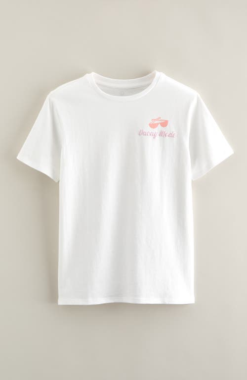 Treasure & Bond Kids' Oversize Graphic T-shirt In White- Multi Destination