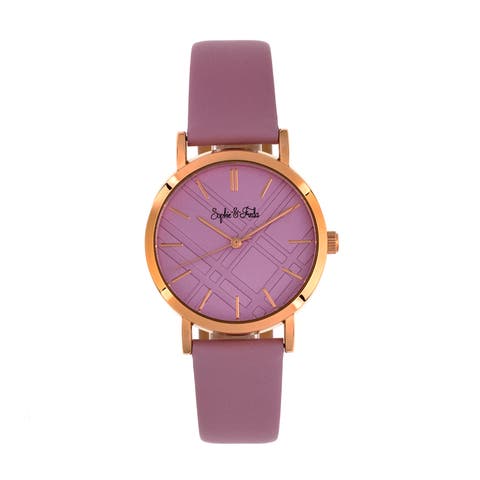 Budapest Leather-Band Watch