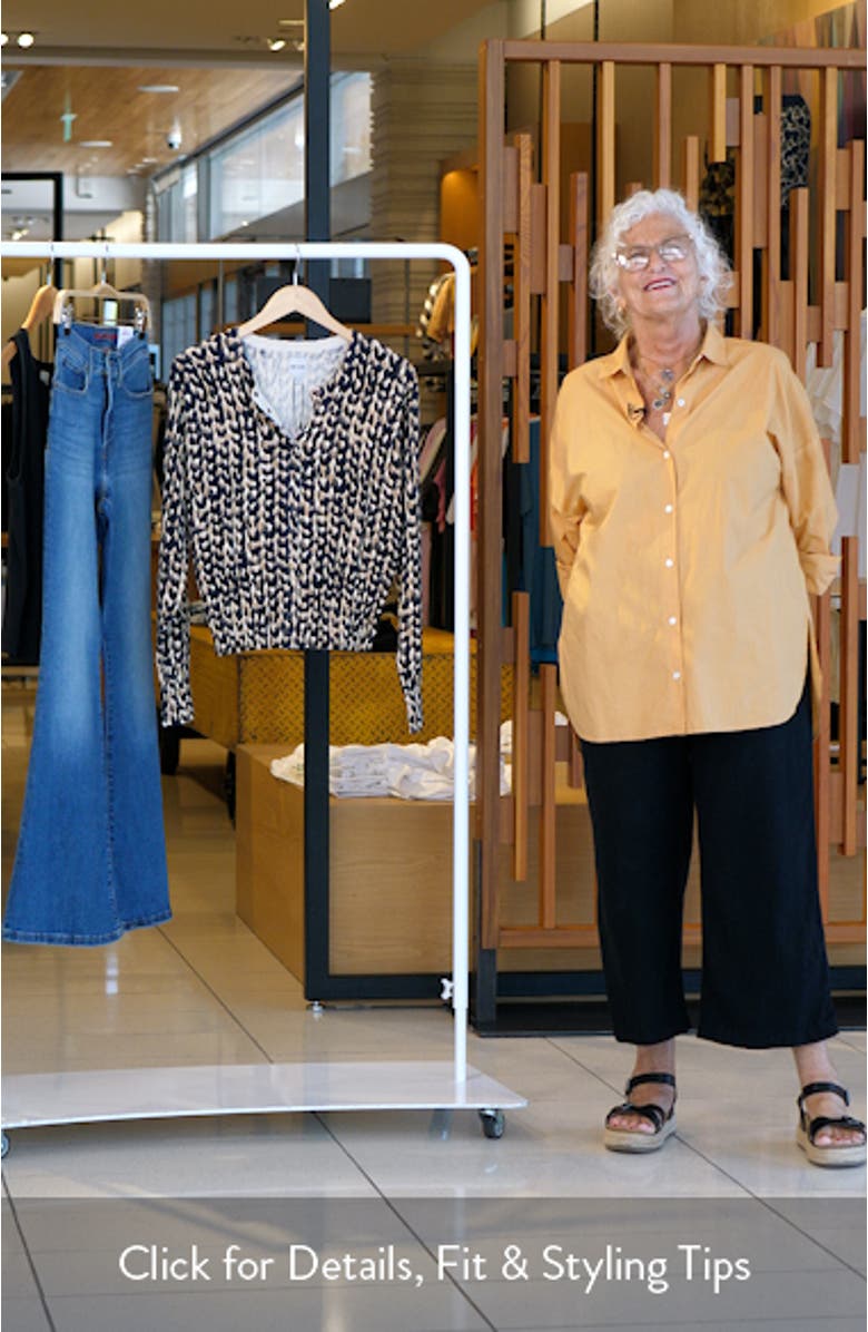 Stitch Print Snap It Up Cardigan, sales video thumbnail