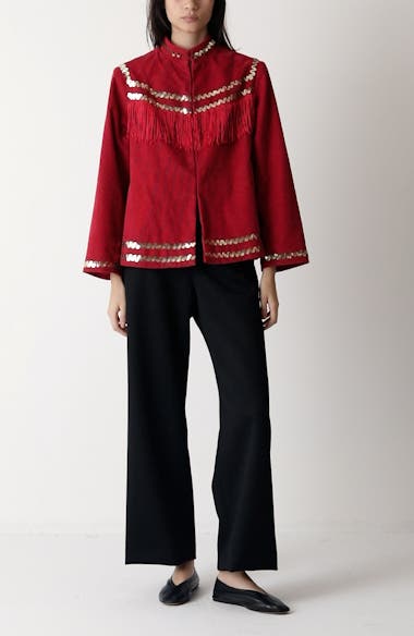 Bode Bandstand Fringe Jacket | Nordstrom Bode Bandstand Fringe Jacket | Nordstrom