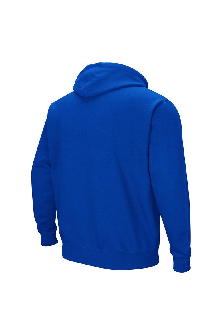 Men's Colosseum Royal Pitt Panthers Arch & Logo 3.0 Pullover Hoodie, Alternate, color, Royal