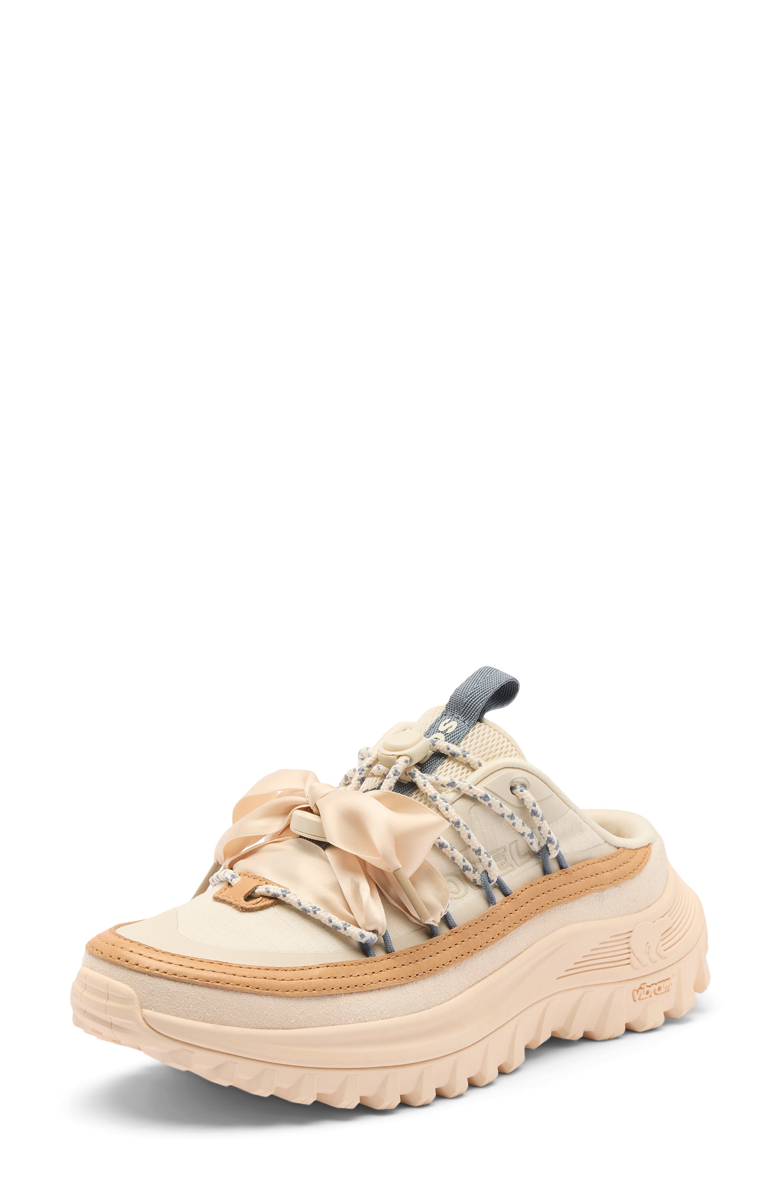 SOREL Callsign Lug Sole Mule, Alternate, color, White Peach/ Chalk