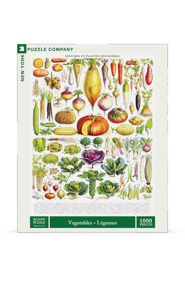 NEW YORK PUZZLE COMPANY Vegetables ~ Légumes 1000 Piece Puzzle, Main, color, NO COLOR