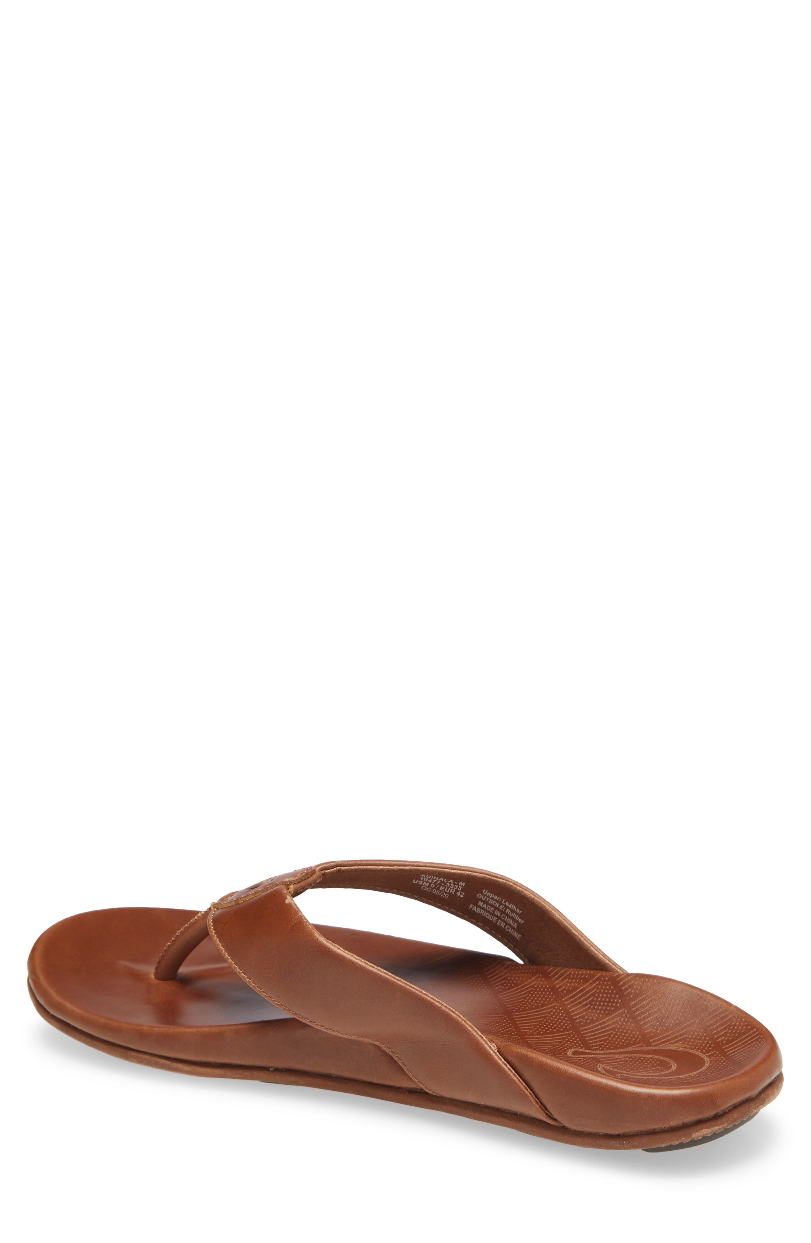 'Auinala Flip Flop, Alternate, color, TOFFEE/ TOFFEE