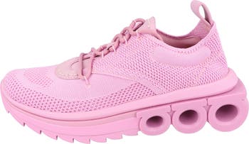 【24SS NEW】FERRAGAMO_woman/ NIMA スニーカー / GrayPink FERRAGAMO Nima Knit Sneaker (Women) | Nordstromrack