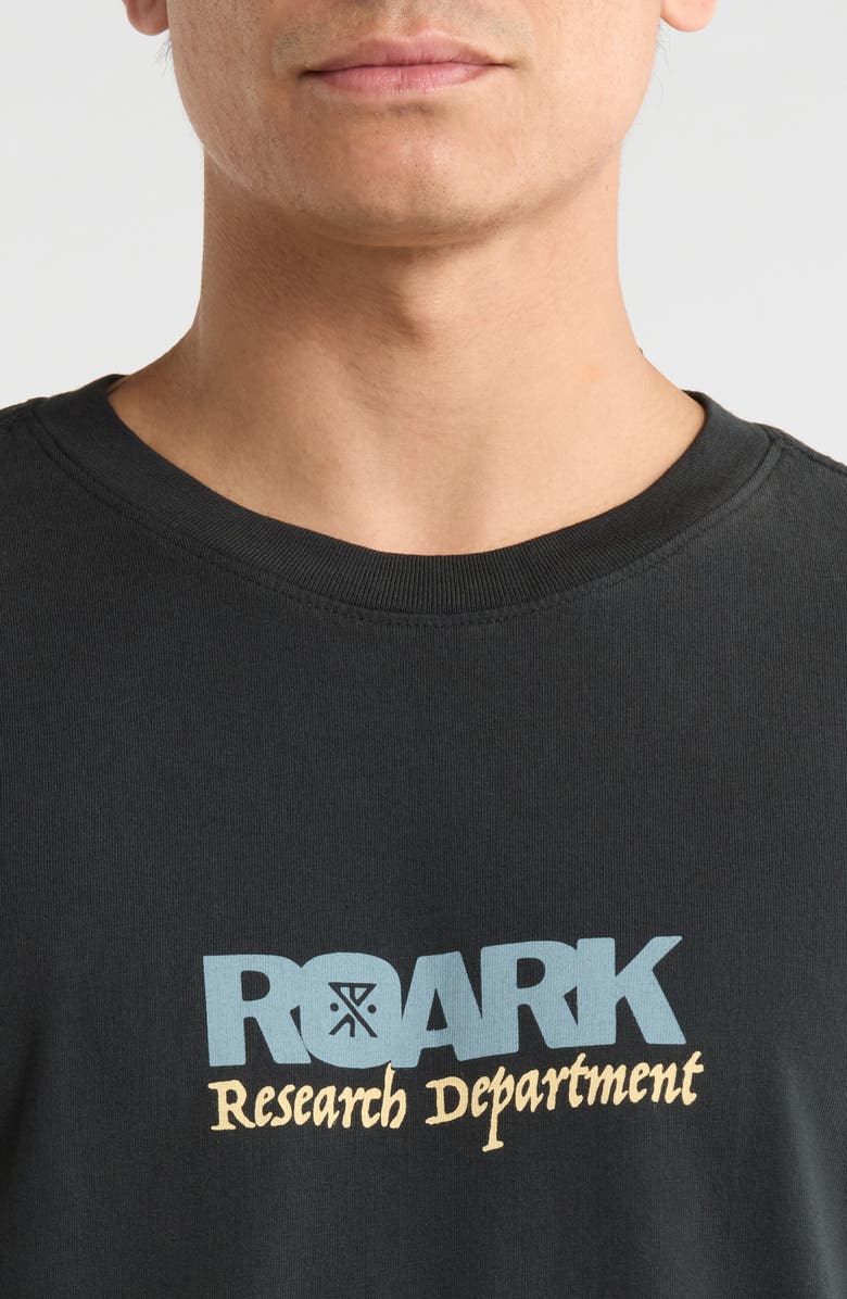 Roark Plant Medicine Cotton Graphic T-Shirt, Alternate, color, Washed Black