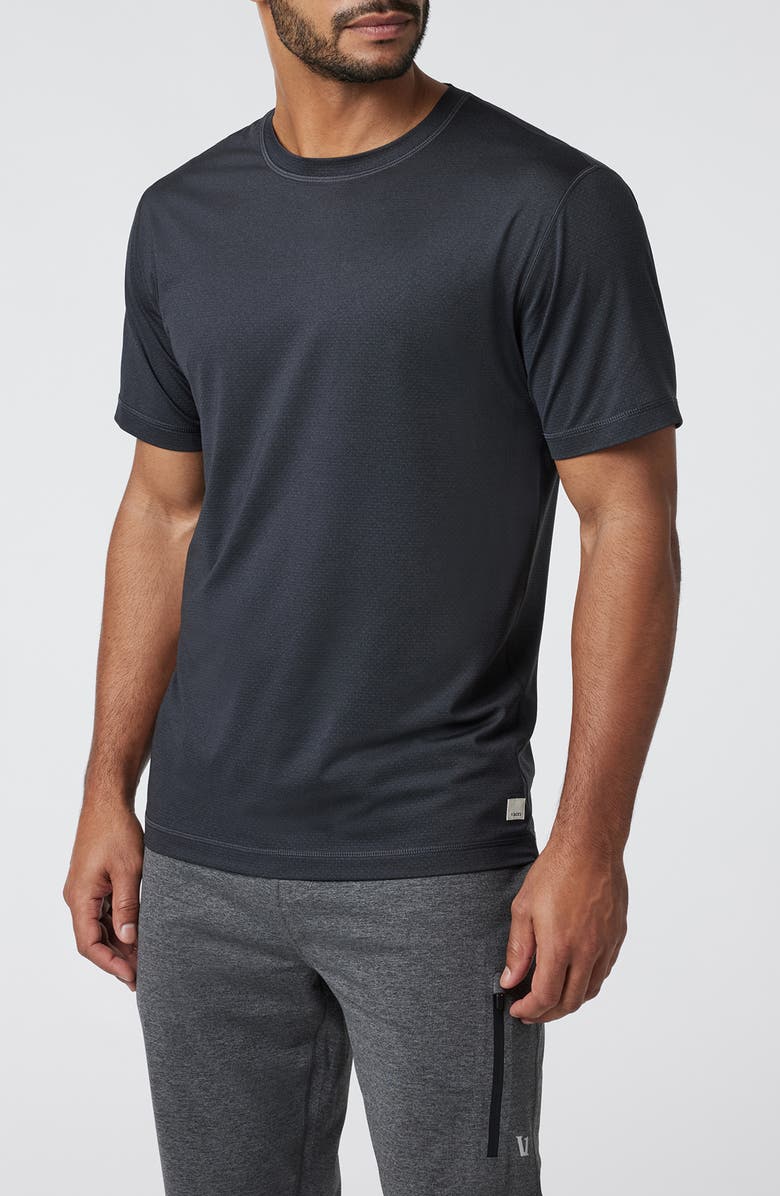 Vuori Tradewind 2.0 Performance T-Shirt, Main, color, Black Heather