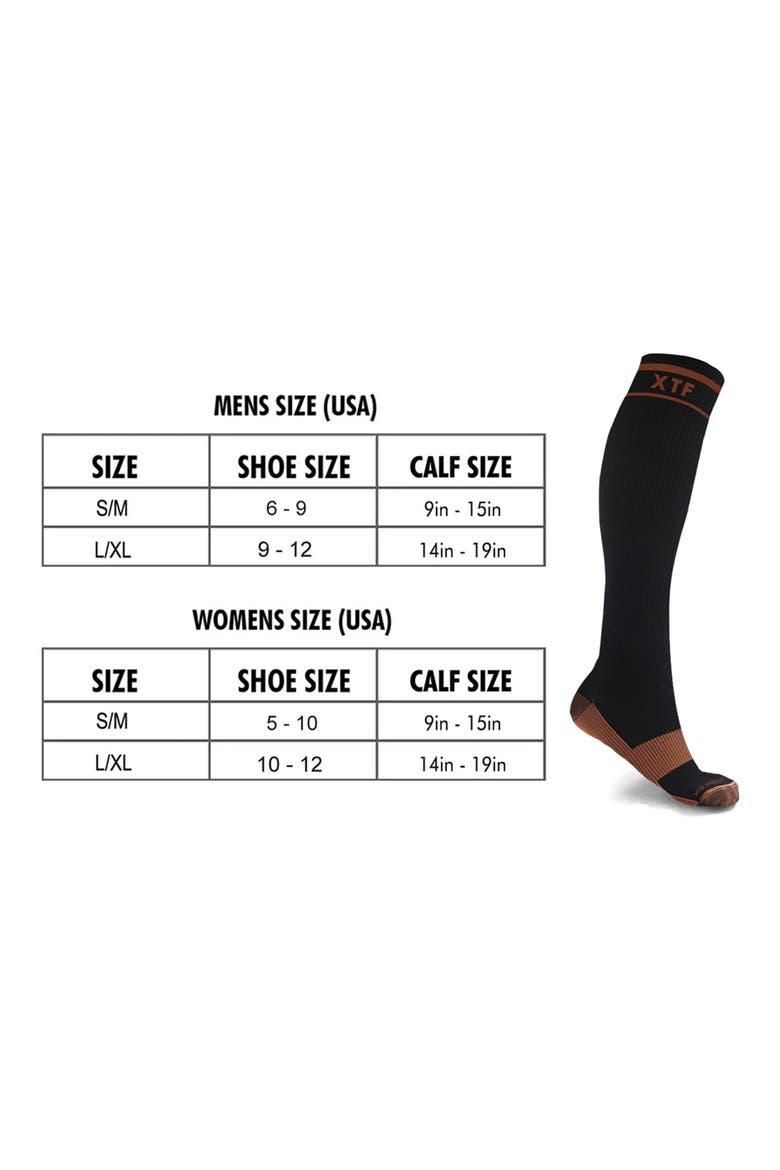 6-Pack Everyday Copper Infused Compression Socks, Alternate, color, MIX