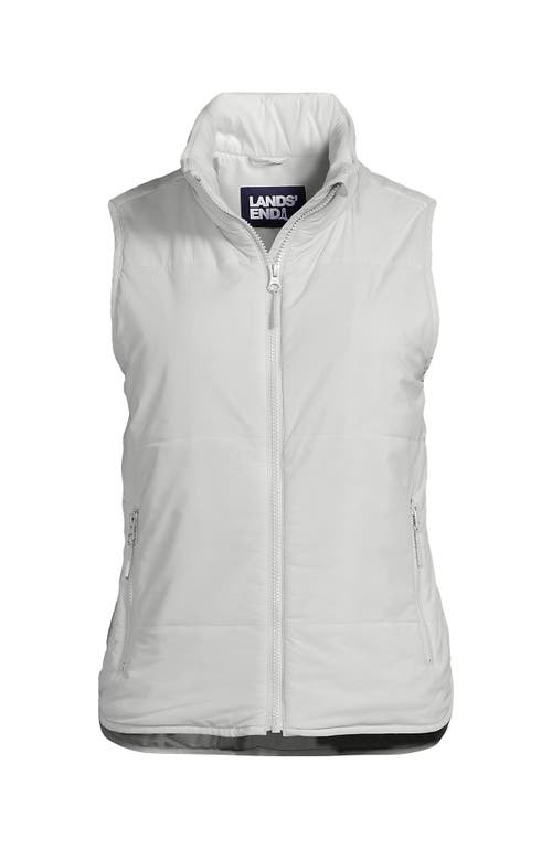 Lands' End Wanderfree Insulated Vest In Light Mist