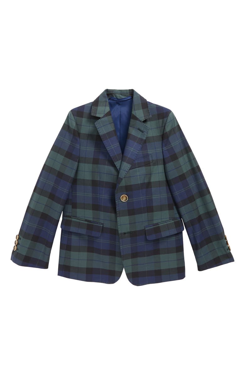 vineyard vines Holiday Tartan Plaid Blazer, Main, color, 