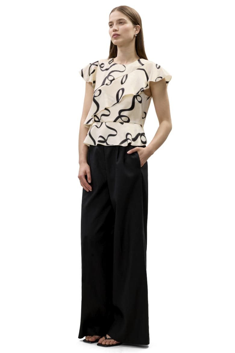 Hollis Satin Top, Alternate, color, Ribbon Print