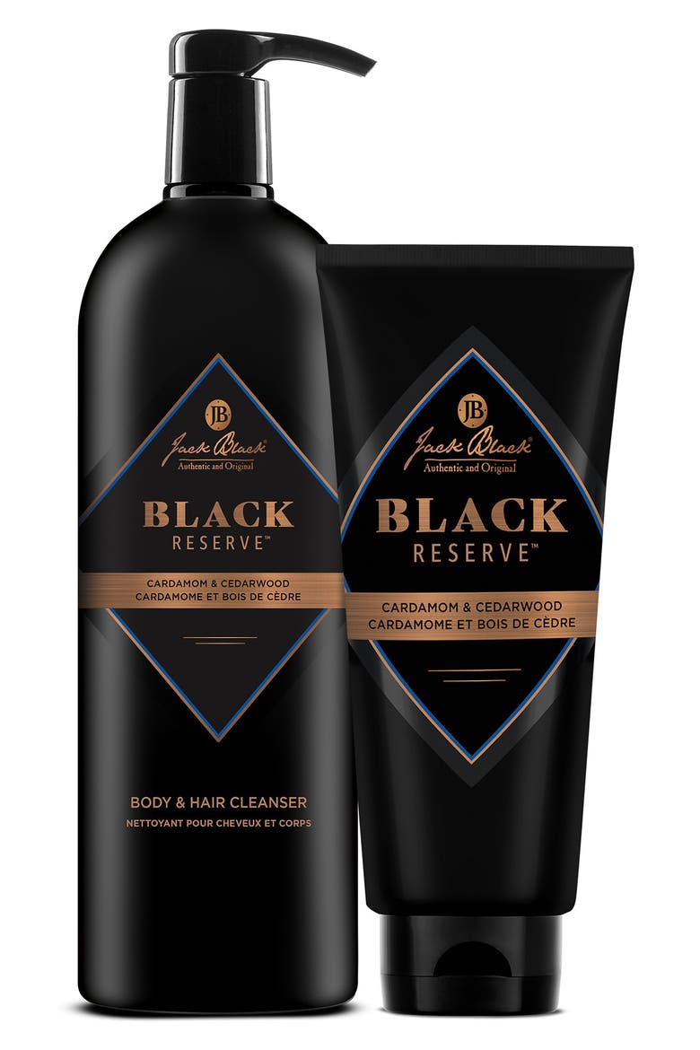 Black Reserve Body & Hair Cleansers Bundle Set $76 Value, Alternate, color, NO COLOR