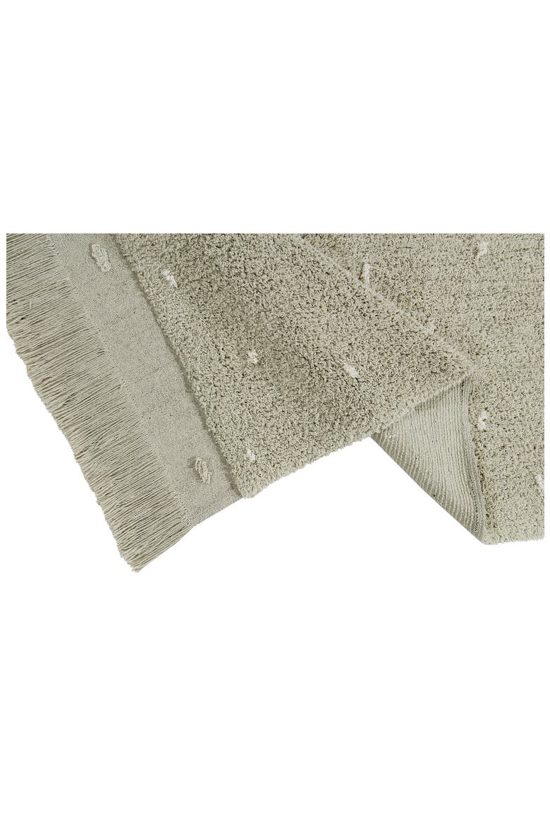 Woods Symphony Washable Rug, Alternate, color, OLIVE