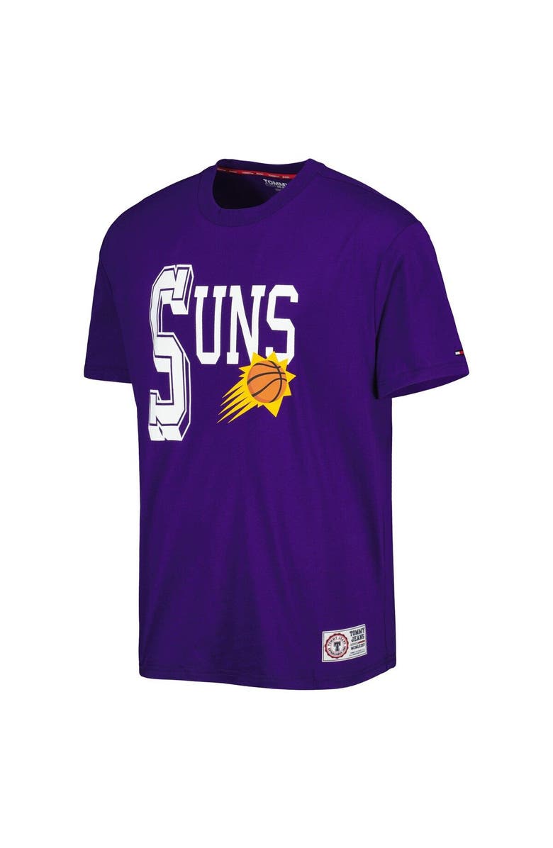TOMMY JEANS Men's Tommy Jeans Purple Phoenix Suns Mel Varsity T-Shirt, Alternate, color, Purple