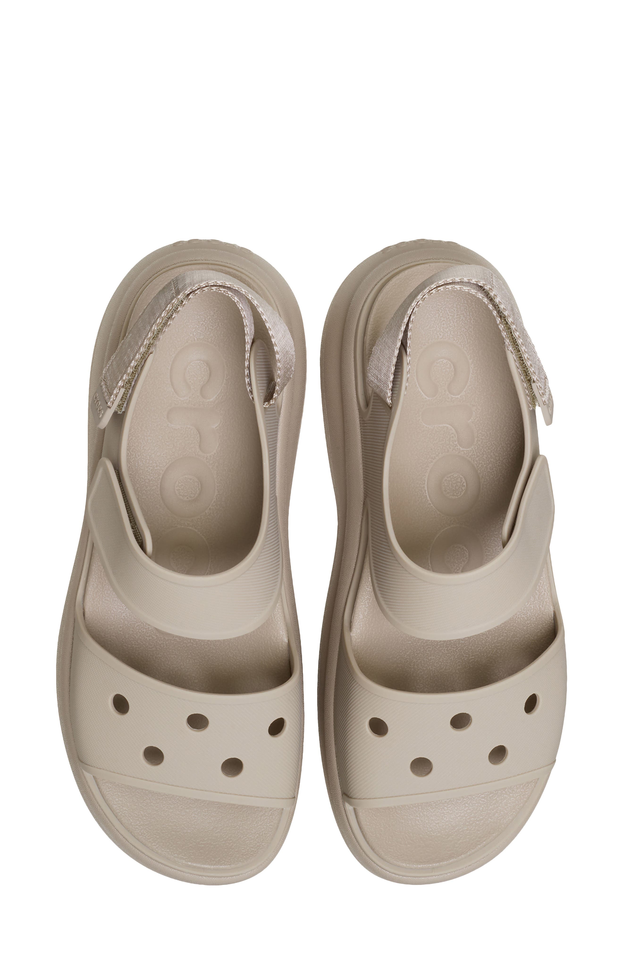 CROCS Soho Platform Sandal, Alternate, color, Brown